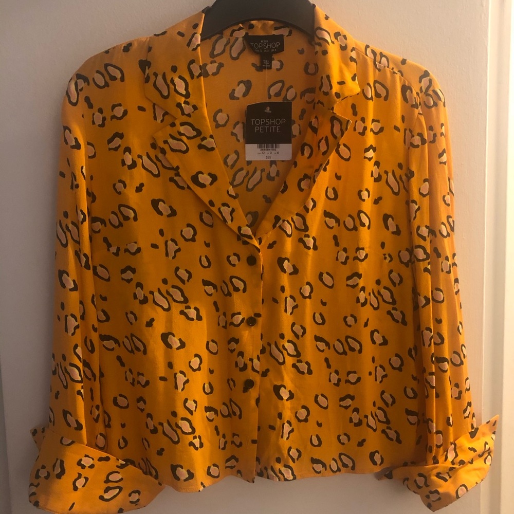 Topshop printed shirt blouse